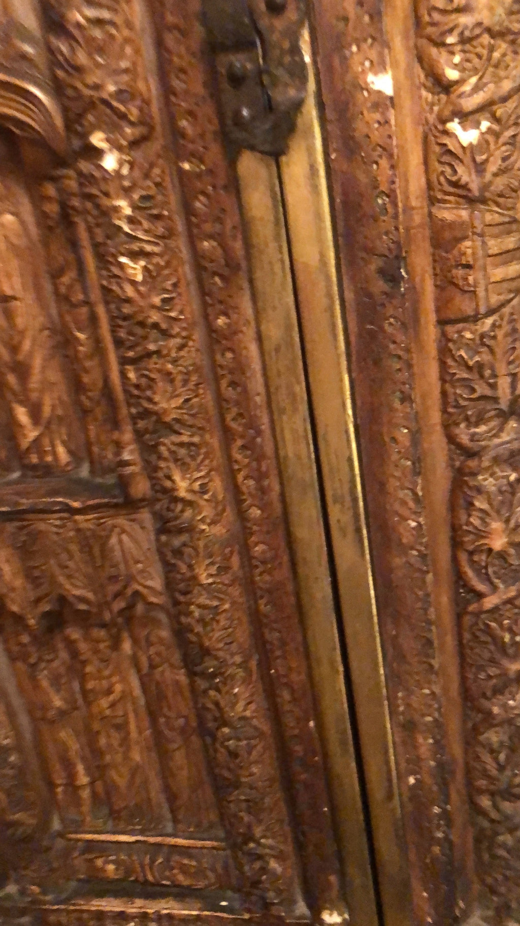 Bargueno Toledano - Carved Antique Secretaire Desk