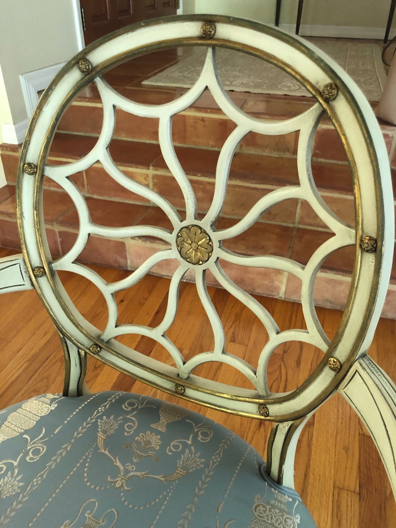 Antique Upholstered John Widdicomb Chair