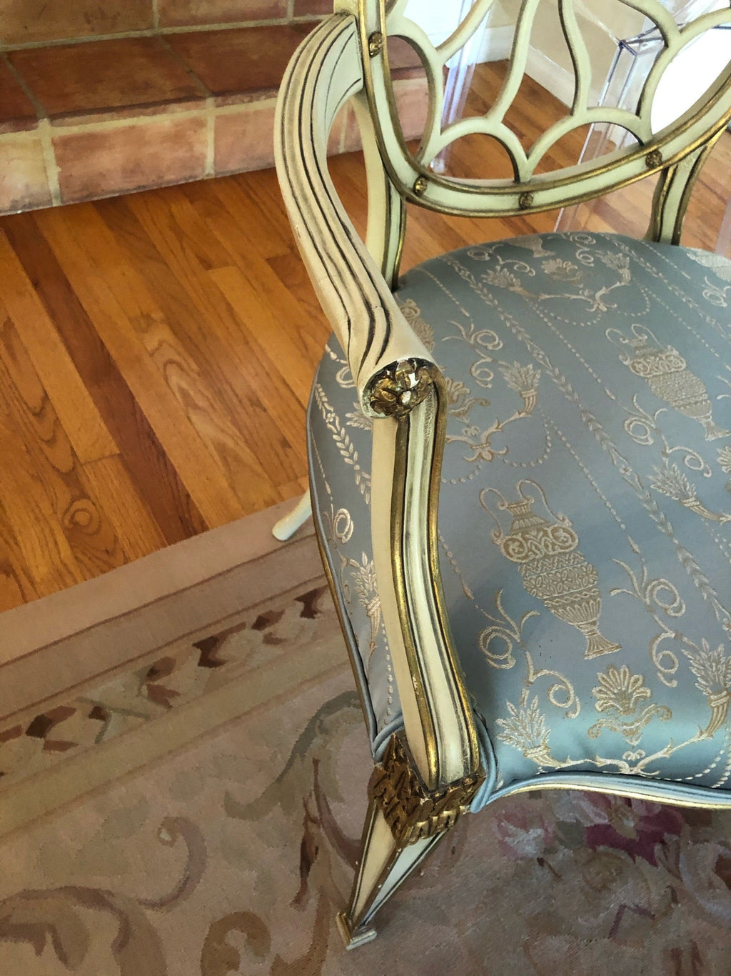 Antique Upholstered John Widdicomb Chair