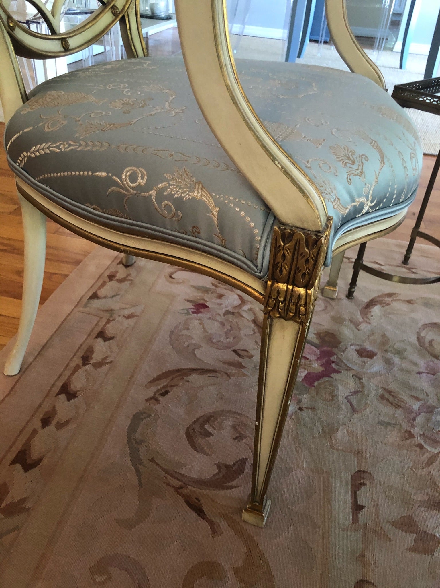 Antique Upholstered John Widdicomb Chair