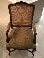 Traditional Lacquered Italian Dining Table Set