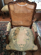 Traditional Lacquered Italian Dining Table Set