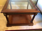 Vintage Portuguese Mahogany Side Table