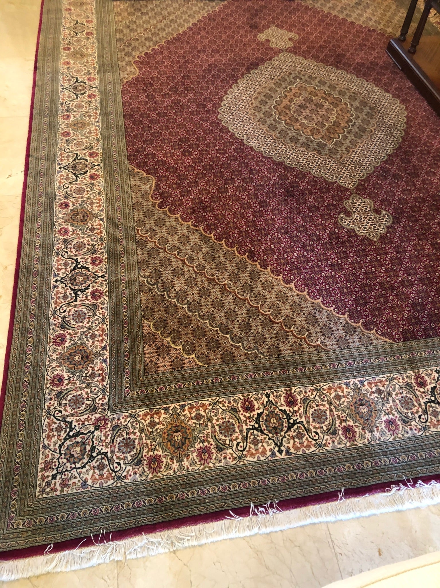 Iranian Silk/Wool Rug 10x14’