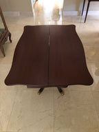 Duncan Phyfe Style Mahogany Fold Top Dining Table
