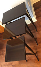 Christopher Guy Nesting Tables With Camelia Petal Detailing - Set of 3