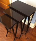 Christopher Guy Nesting Tables With Camelia Petal Detailing - Set of 3