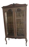 Vintage Traditional Mahogany Curio Cabinet