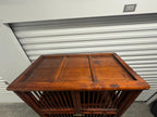19th Century Chinese Lattice Chicken Coop Kitchen Cupboard Cabinet or Bookcase