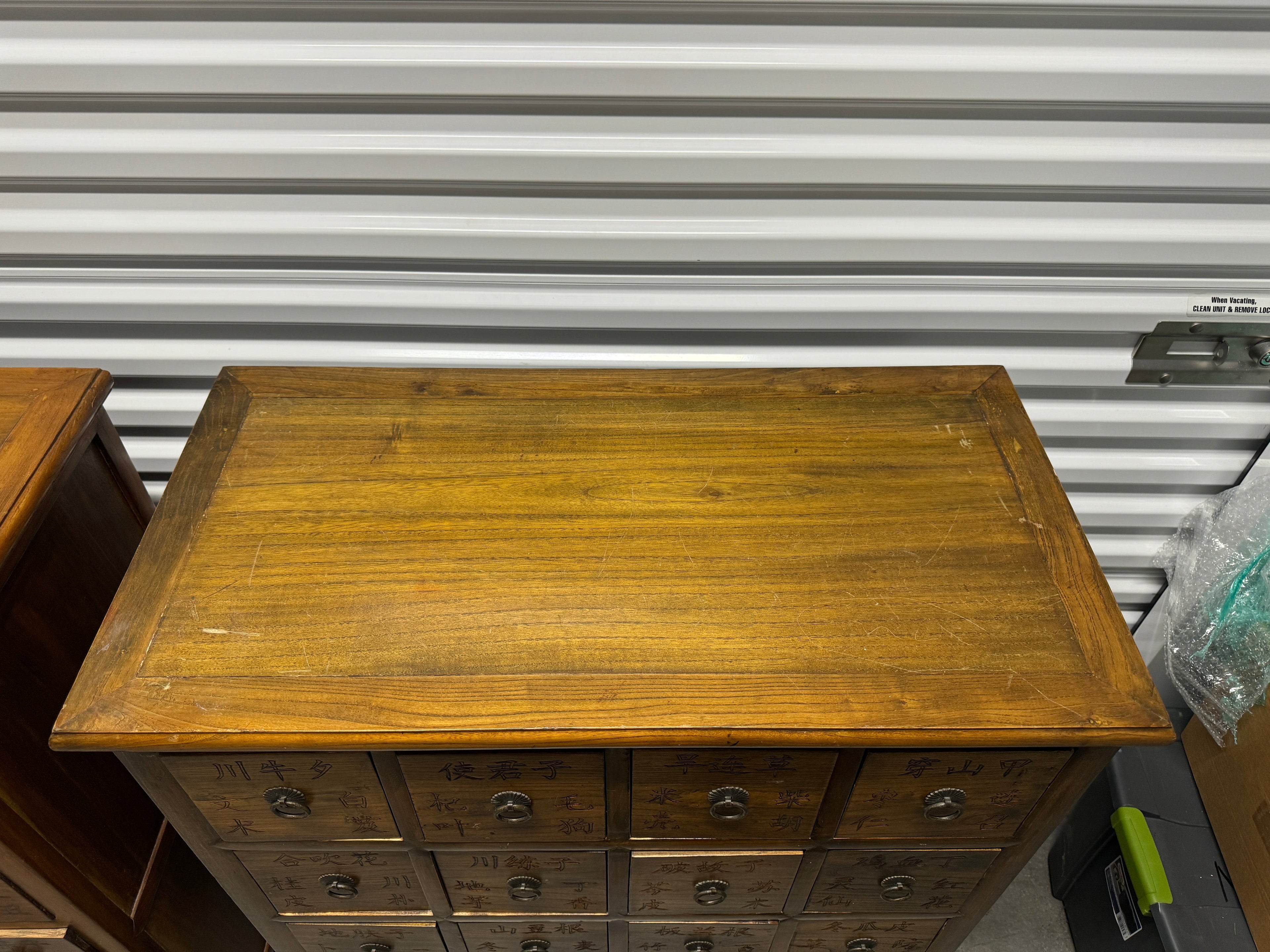 Antique 19th Century Chinese Herbal Apothecary/Medicine Cabinet