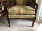 1960s Retro Vintage Barrel Chairs - a pair