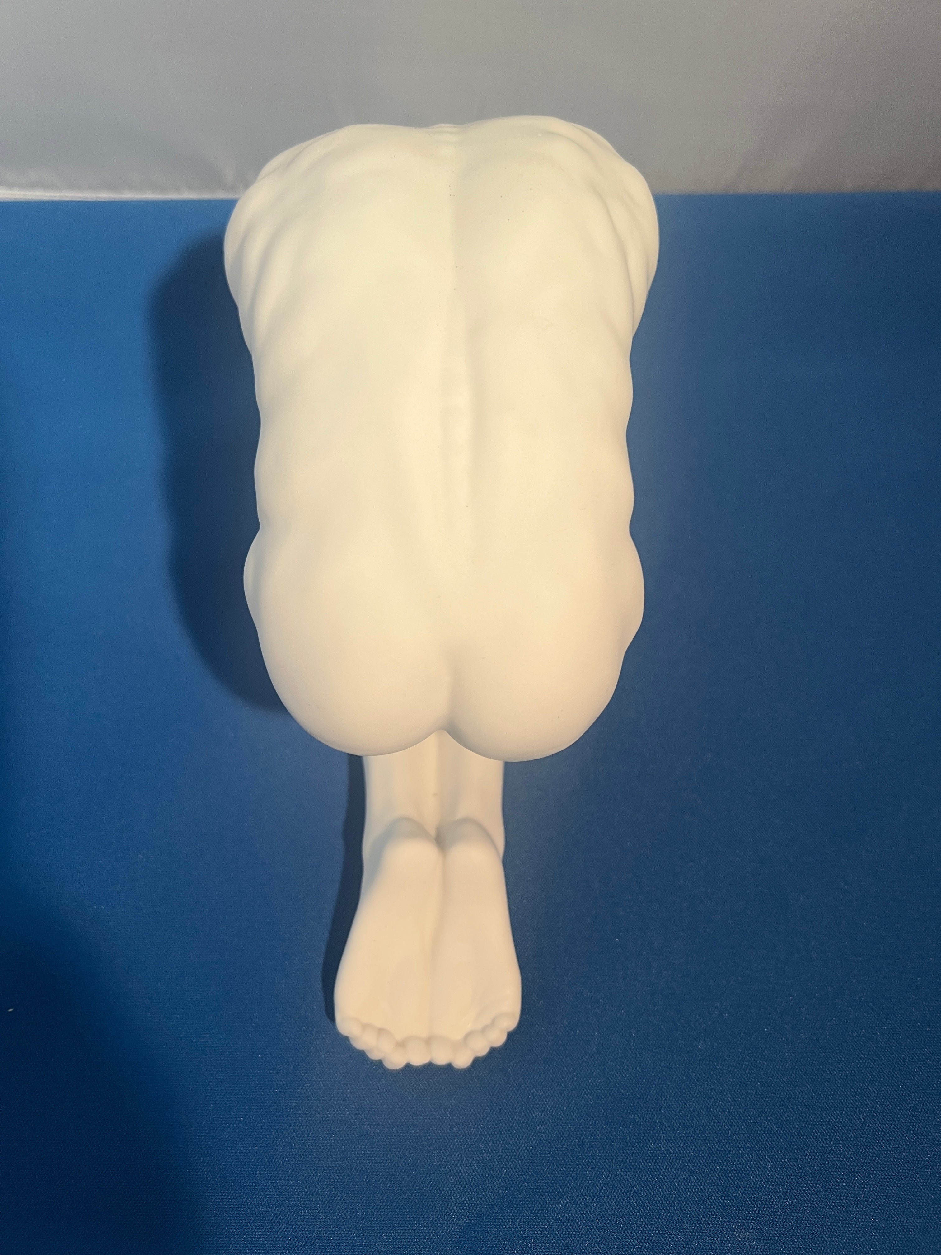 Fine Porcelain - Male Nude Sculpture - Child's Pose