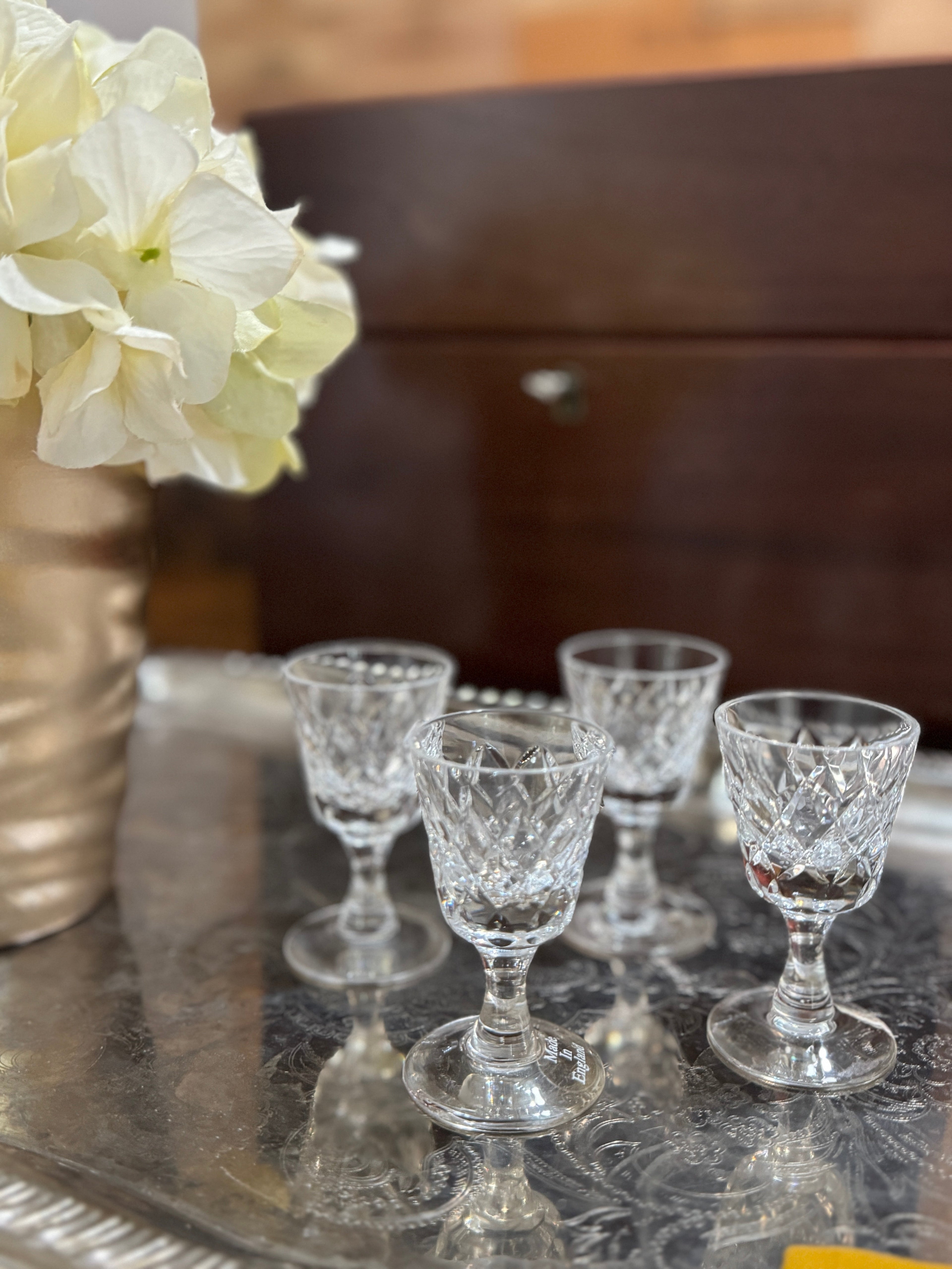 Vintage Cartier Tudor Crystal Decanter Set