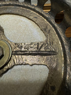 Vintage Italian Centerpiece, Fruit Bowl, Compote with Cut Glass, Marble and Gilt Metal Base