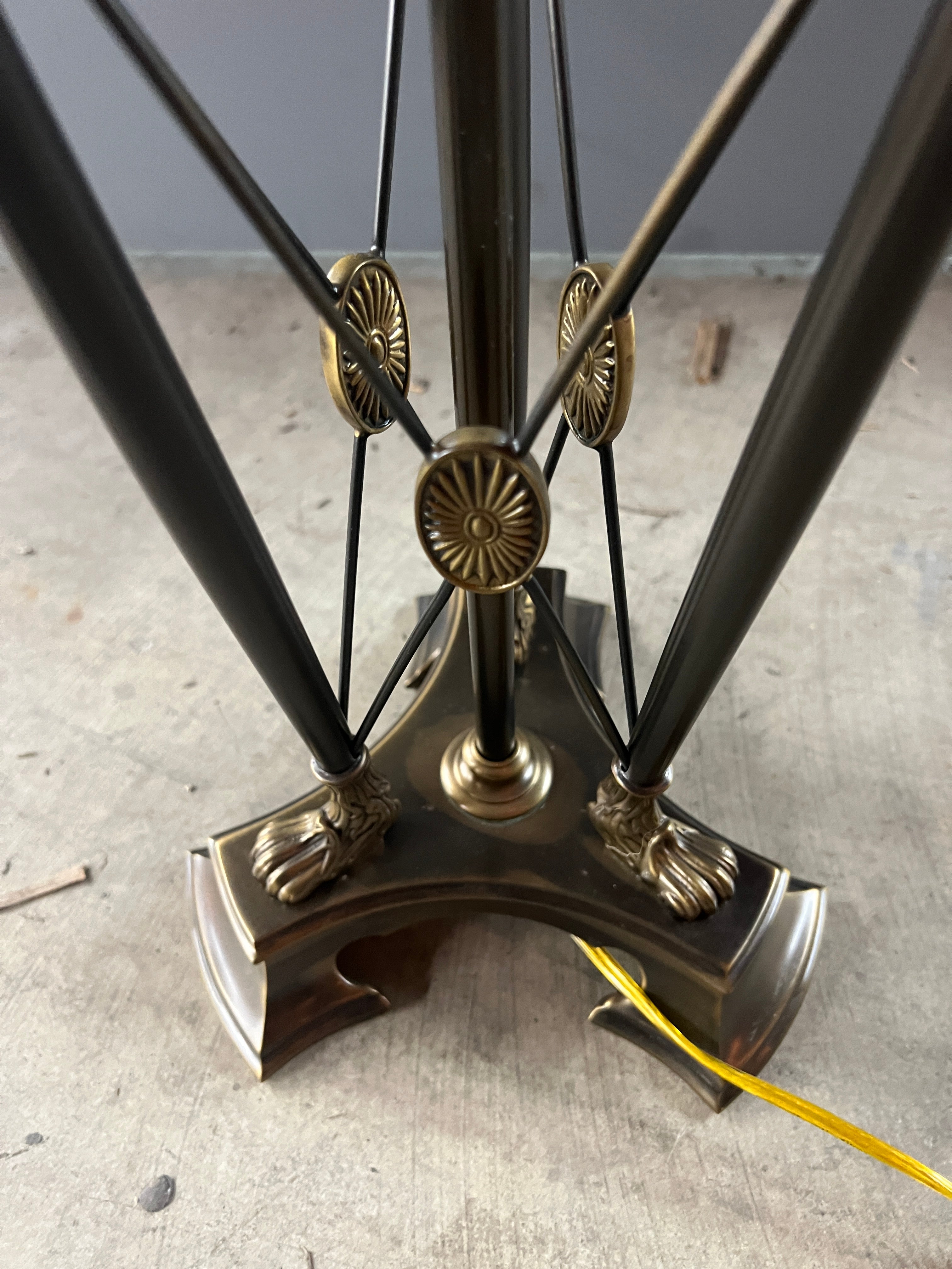 Vintage Lamp with Glass Bowl