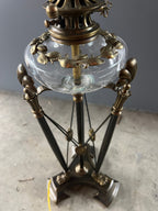 Vintage Lamp with Glass Bowl