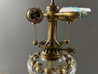 Vintage Lamp with Glass Bowl
