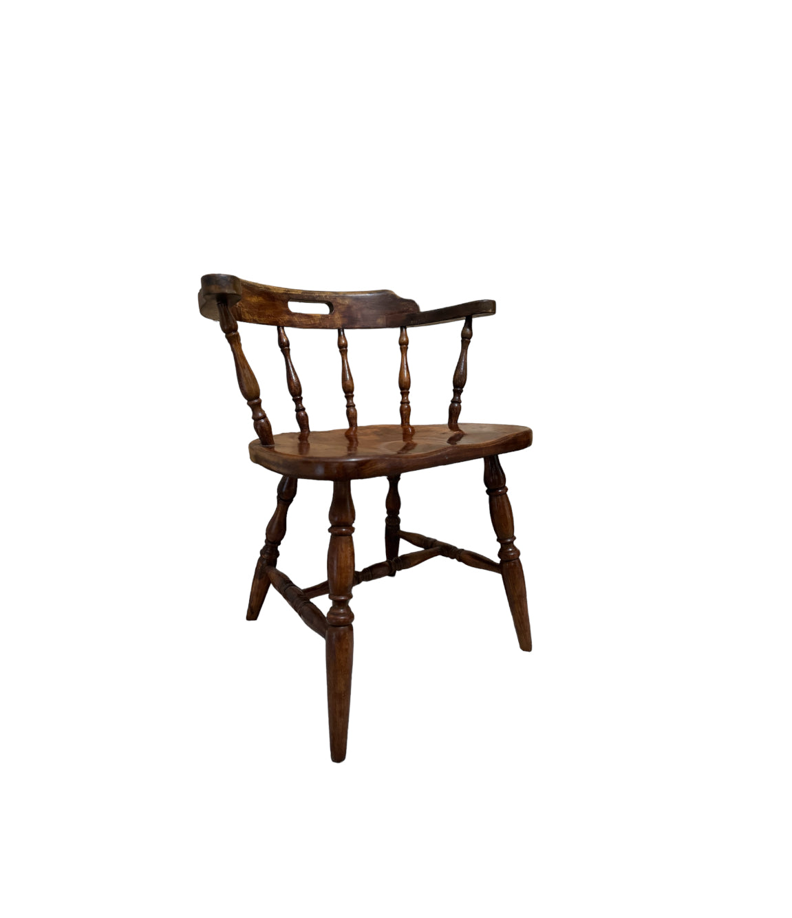 Mid Century Captain's Chair, Pub or Saloon Style Chair