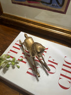 Vintage Brass Rocking Horse