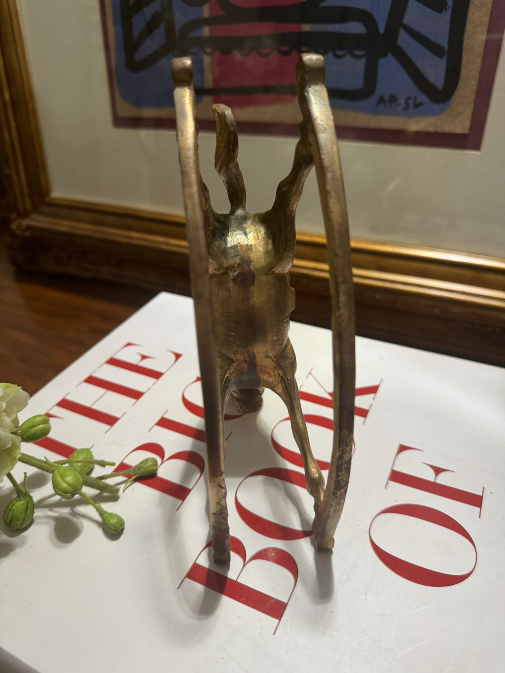 Vintage Brass Rocking Horse