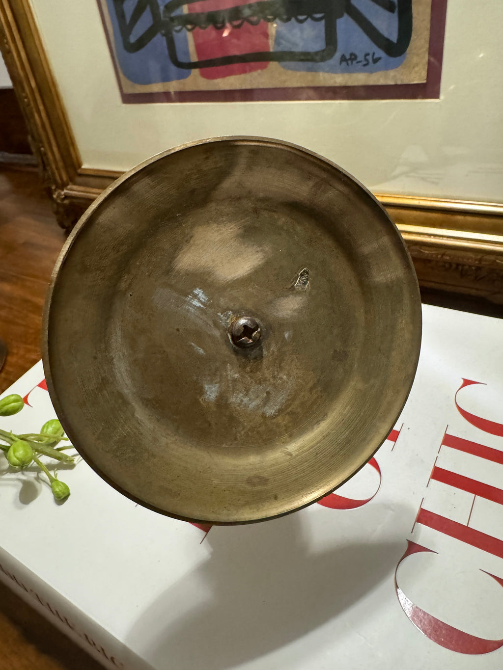 Vintage Brass Eagle in Flight Figurine