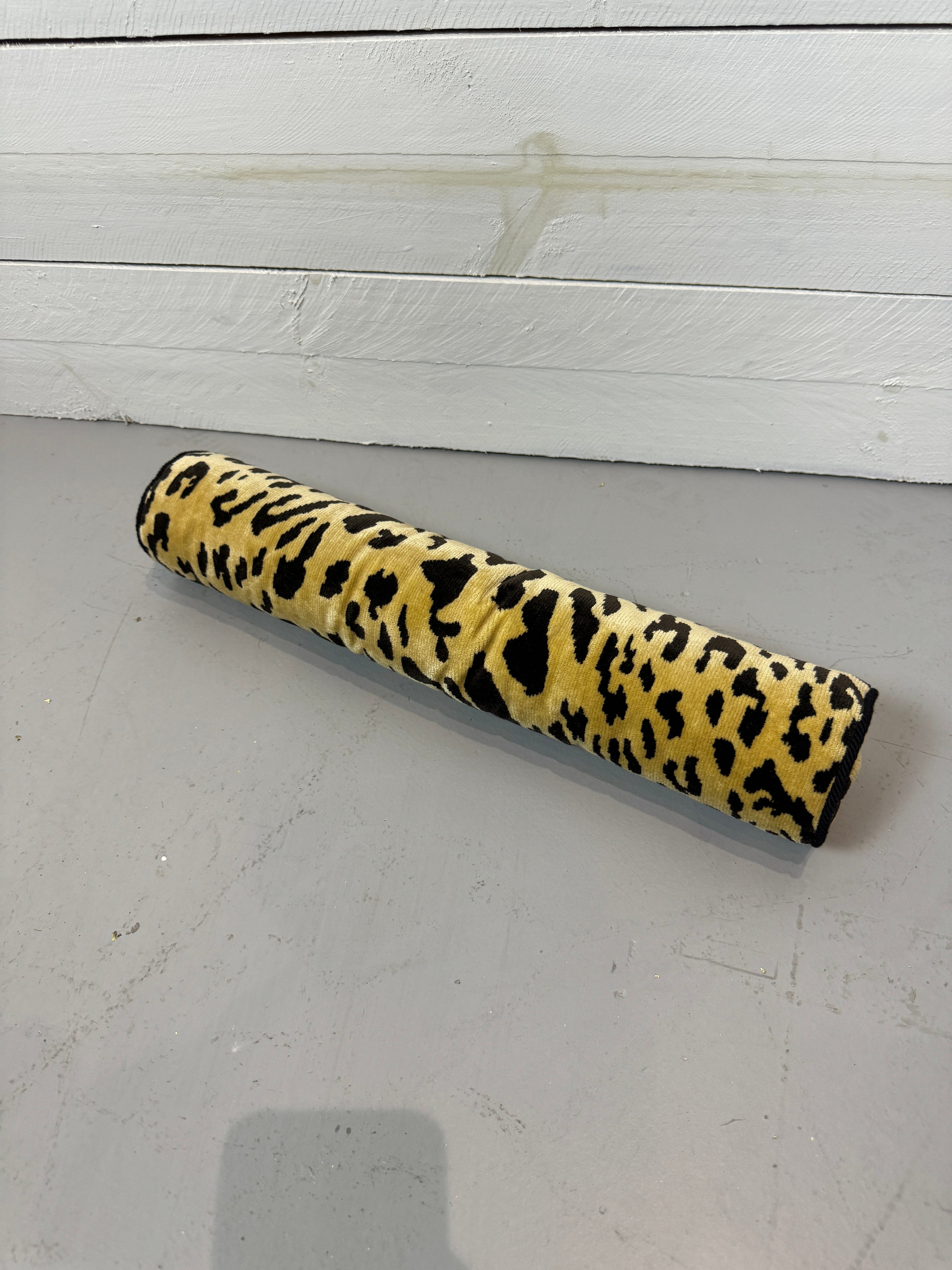 Vintage Hollywood Regency Cheetah Print Accent Chair with Gold Gilded Legs