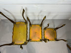 Vintage 1950s Florentine Gold Nesting Tables - Set of Three