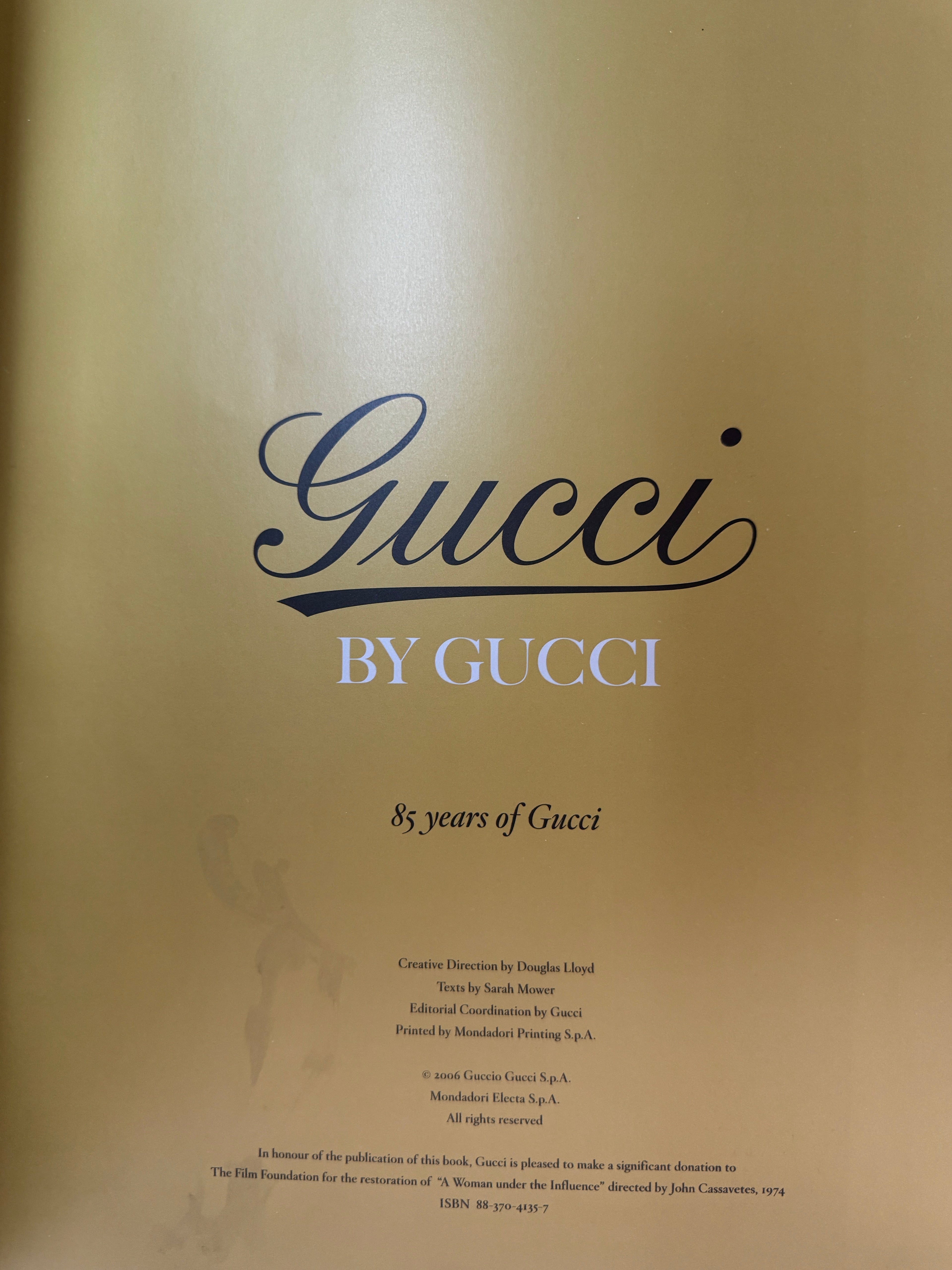 Book of Gucci by Gucci 85 Years of Gucci, Limited Edition 2006