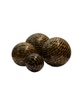 Flamant Suther Deco Balls with Stripe Detail - Set of 4
