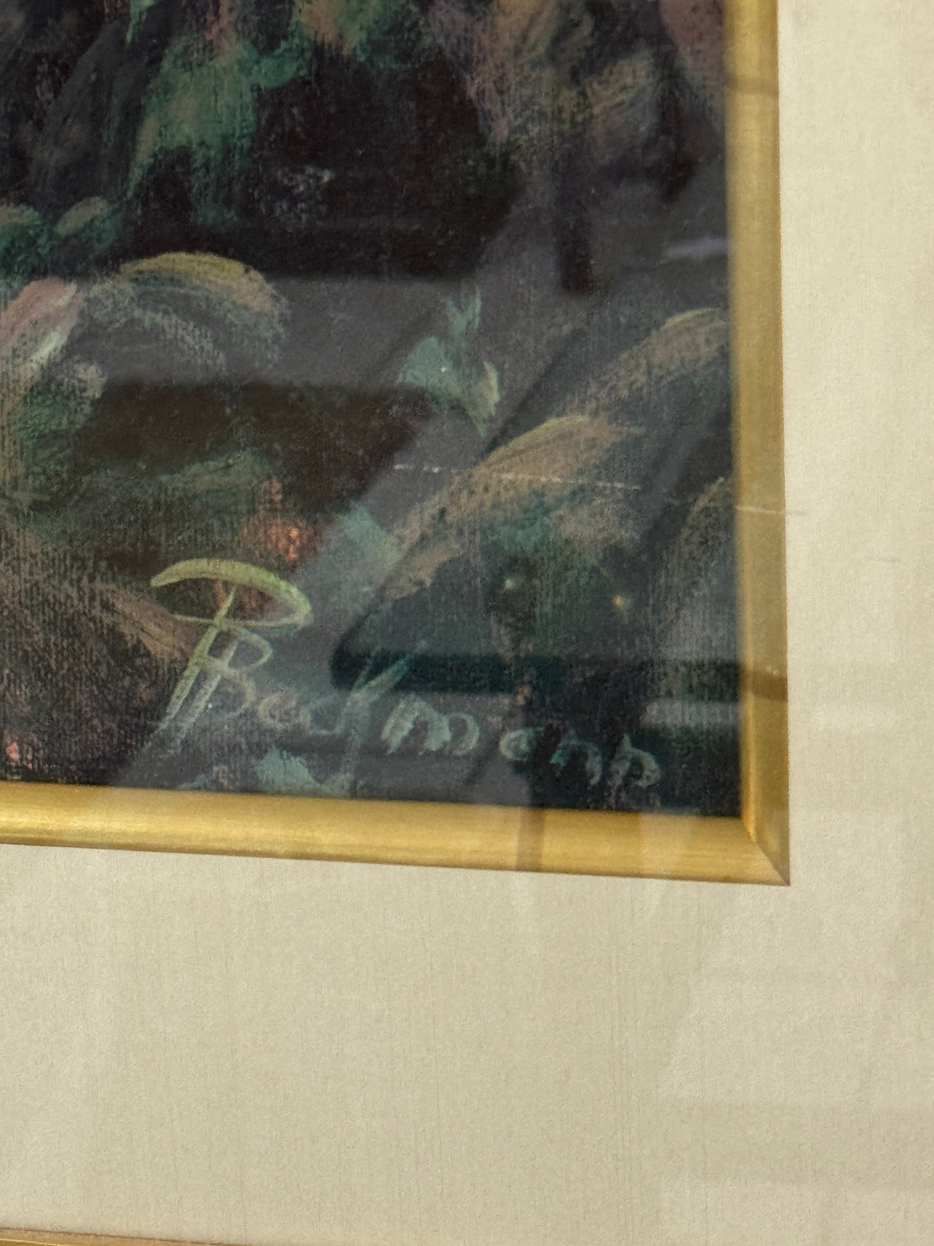 Mission Garden, Signed by Pete Beckmann, Acrylic on Canvas, Framed