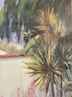 Mission Garden, Signed by Pete Beckmann, Acrylic on Canvas, Framed