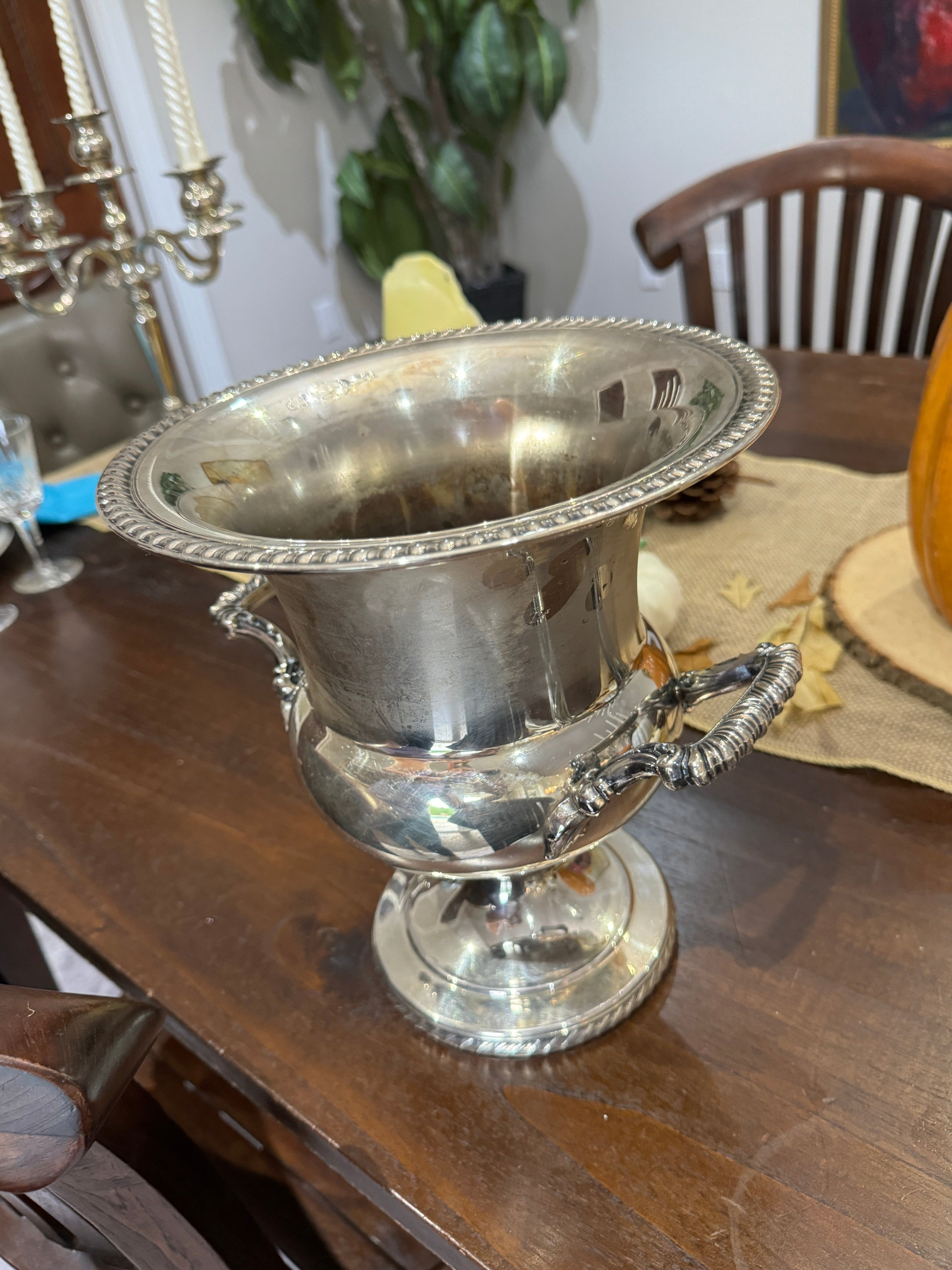 Vintage Silverplated Champagne Chiller by WM Rogers