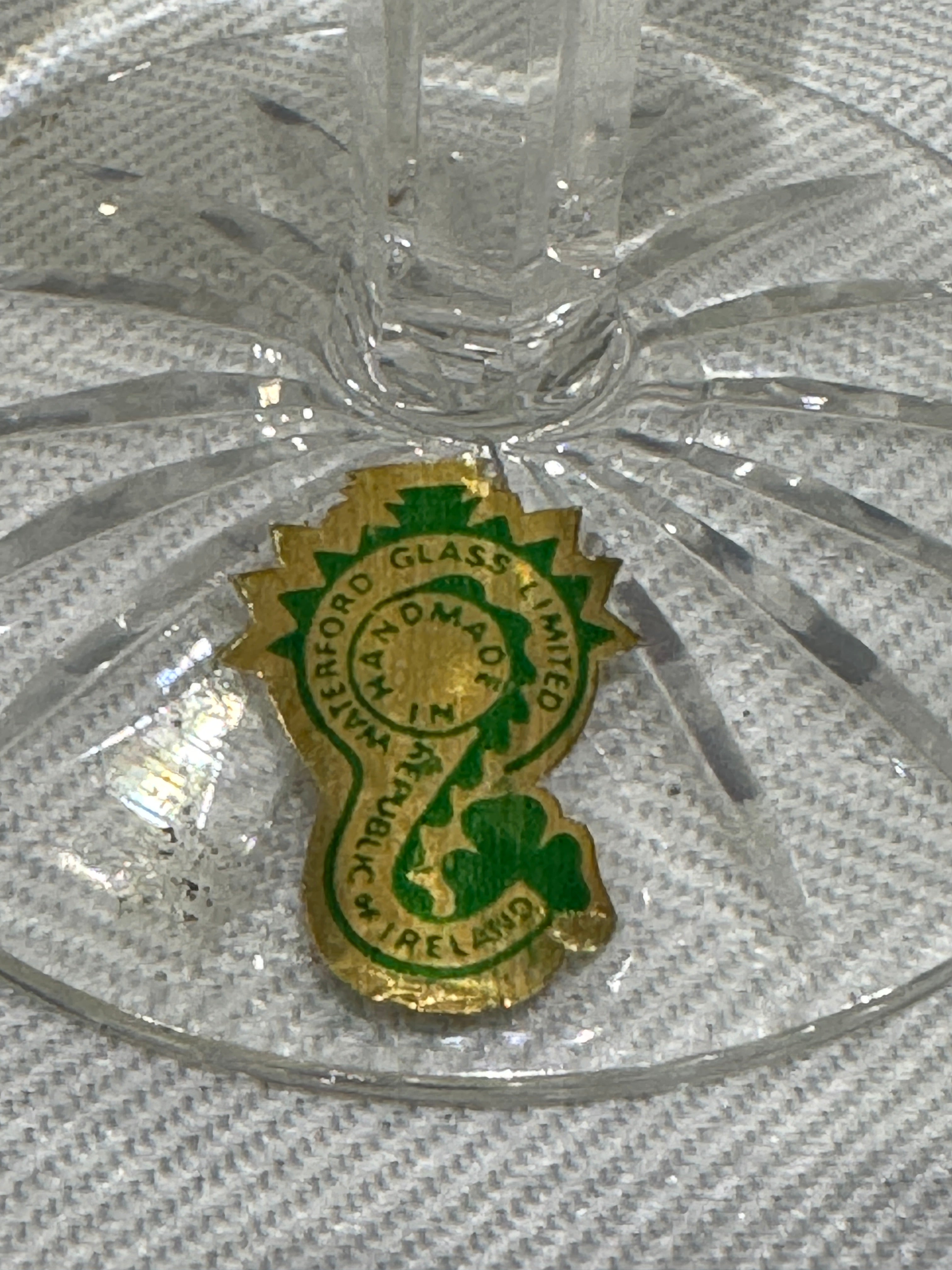 Vintage Waterford Crystal Claret Collection Wine Glasses - Set of 6