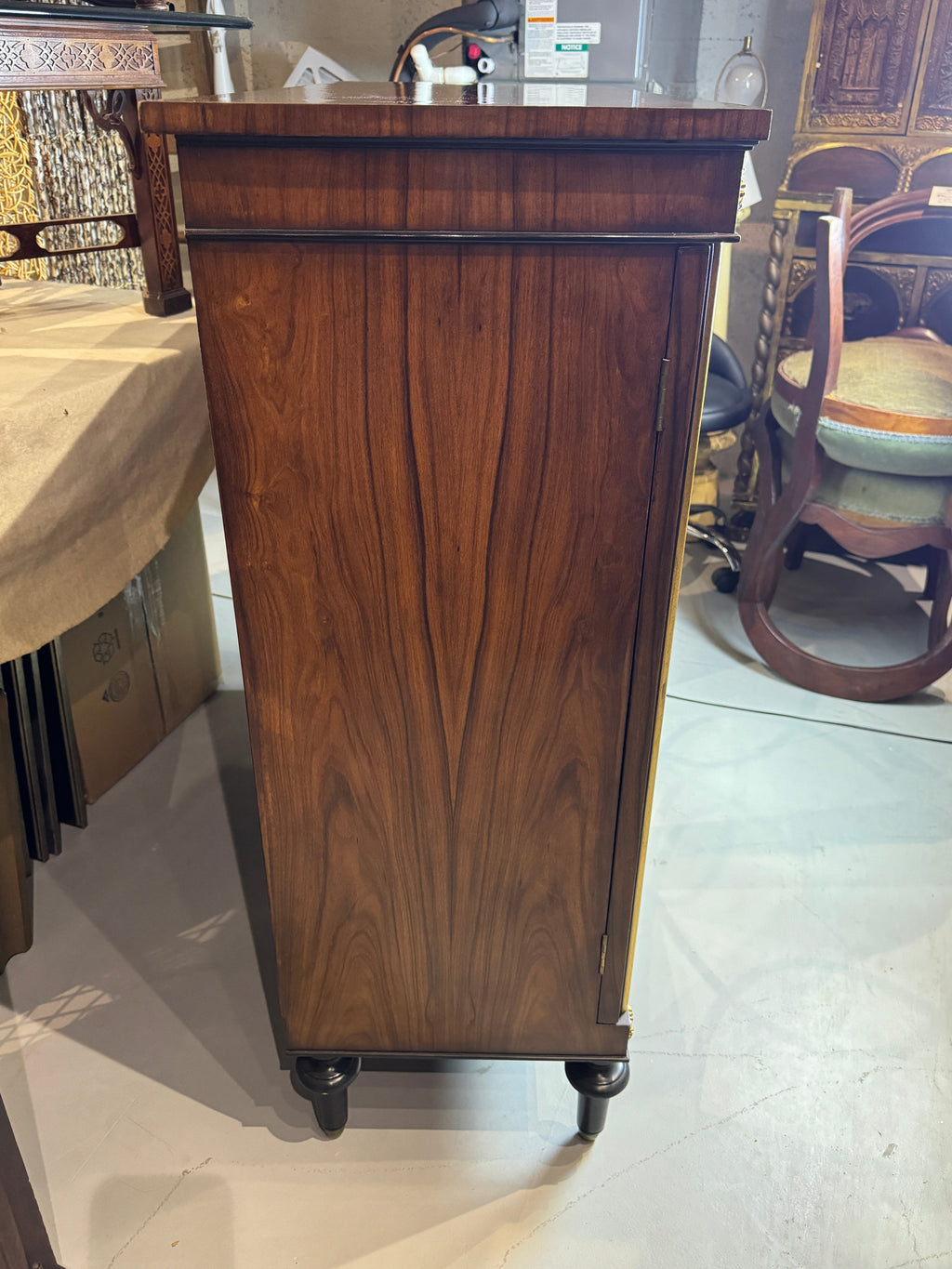 Contemporary Mirrored Regency Cabinet by Modern History