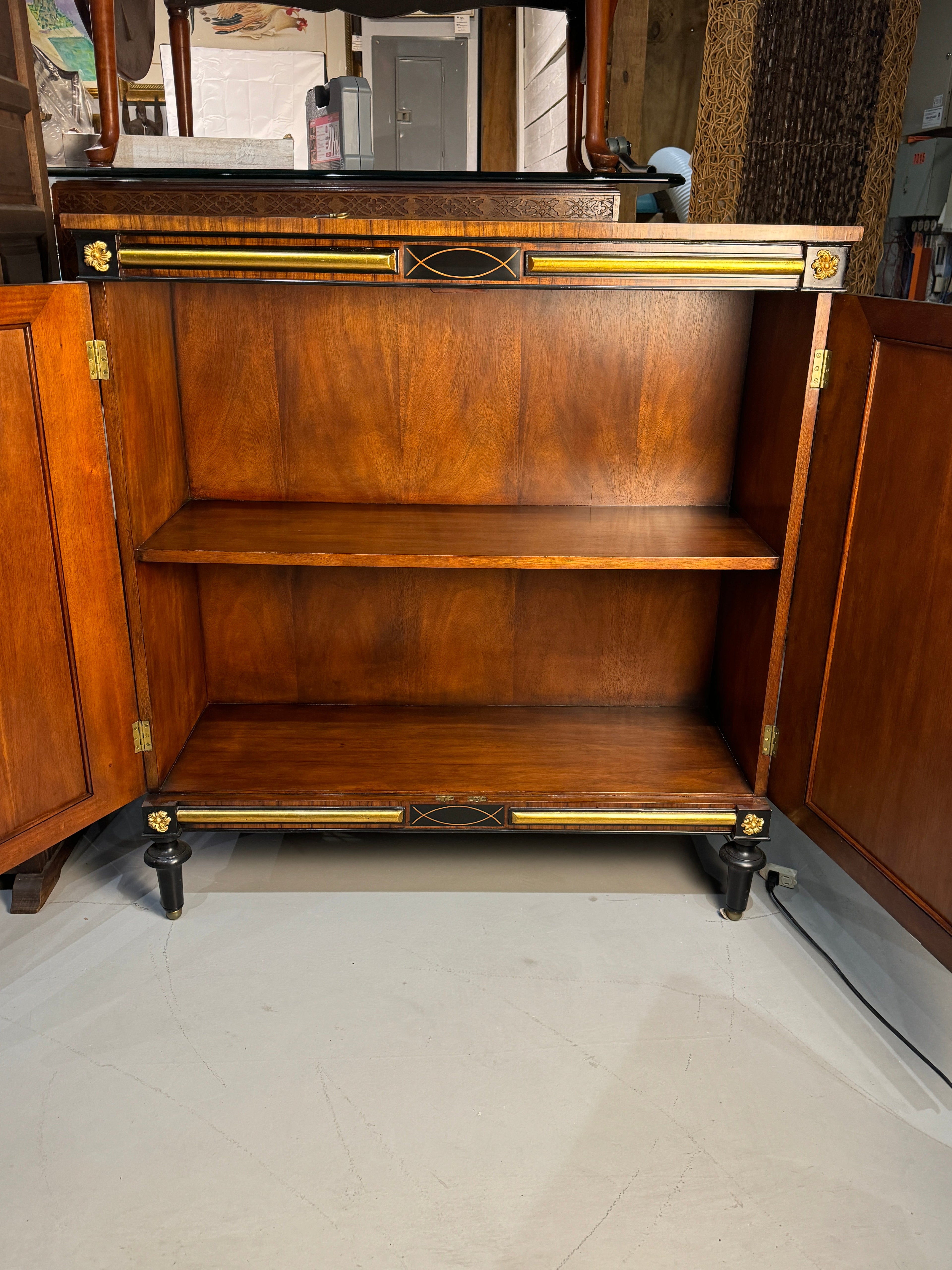 Contemporary Mirrored Regency Cabinet by Modern History