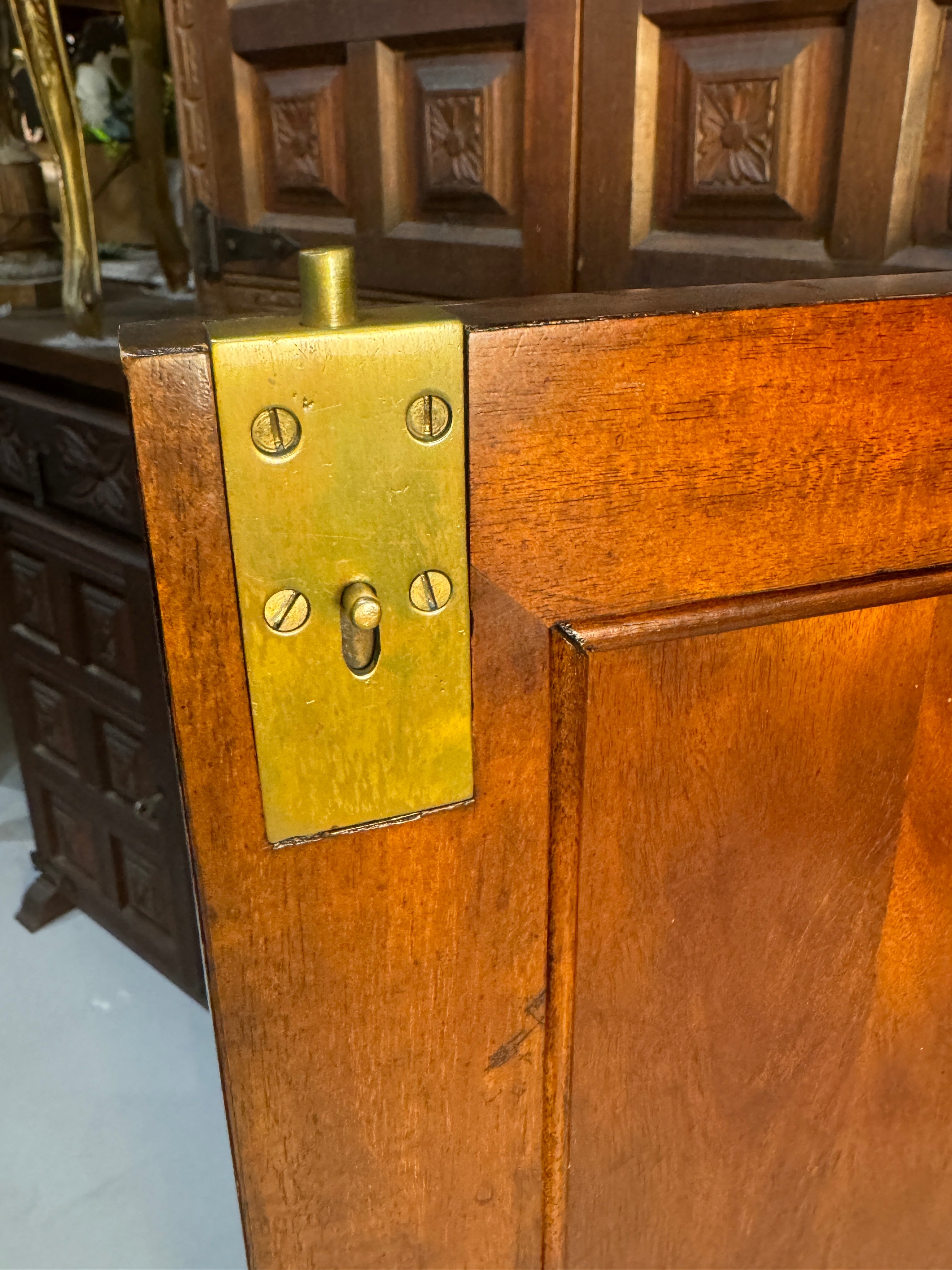 Contemporary Mirrored Regency Cabinet by Modern History