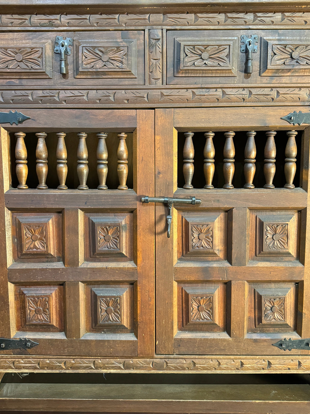 Antique Spanish Cedar Cabinet