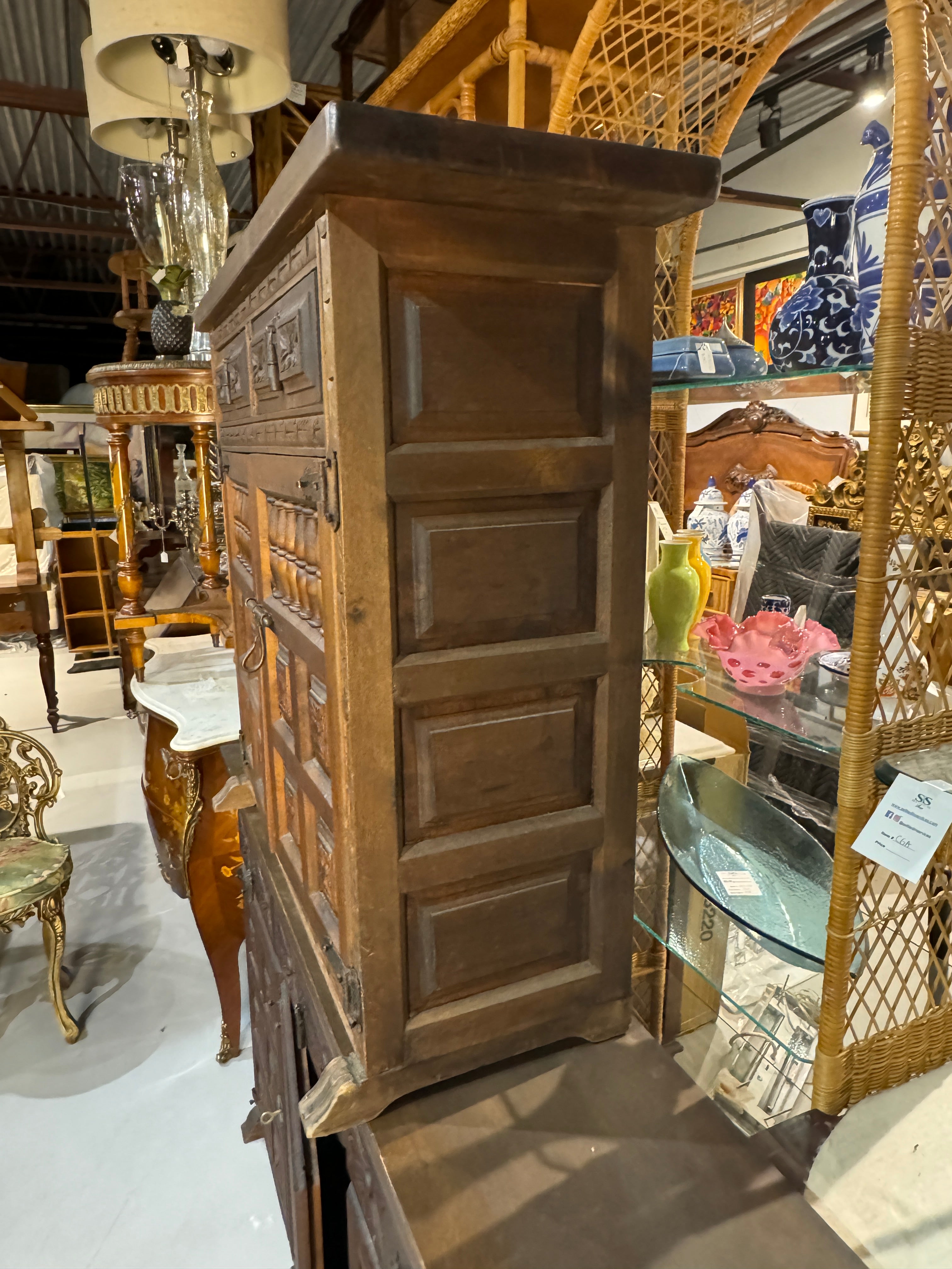 Antique Spanish Cedar Cabinet