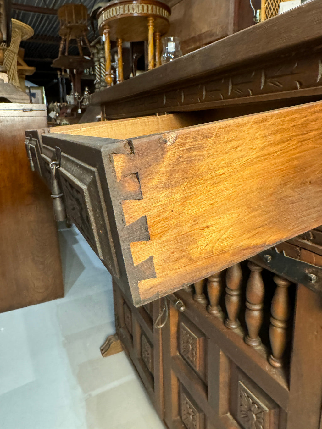 Antique Spanish Cedar Cabinet