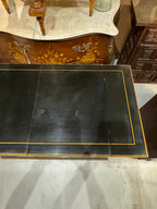 Drexel Et Cetera Collection Black Lacquer Chinoiserie Buffet Server with Flip Top