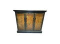Drexel Et Cetera Collection Black Lacquer Chinoiserie Buffet Server with Flip Top