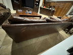 Restoration Hardware Lancaster Luxe Deep Three Seat Cushion Sofa in Cocoa Leather