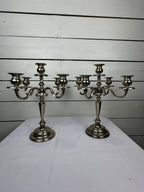 Vintage Silverplated 5 Candle Candelabra