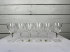 Vintage Waterford Crystal Claret Collection Wine Glasses - Set of 6