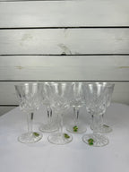 Vintage Waterford Crystal Claret Collection Wine Glasses - Set of 6
