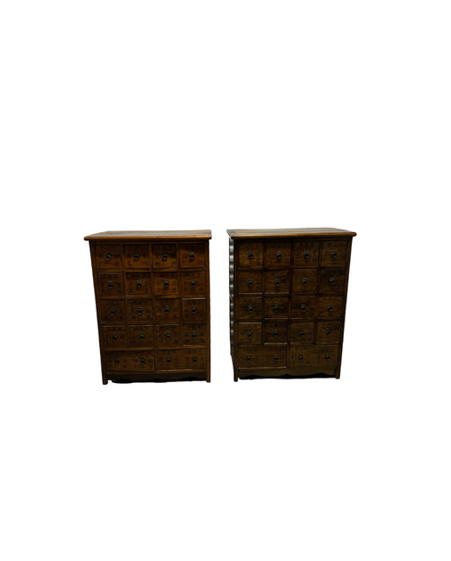 Antique 19th Century Chinese Herbal Apothecary/Medicine Cabinet