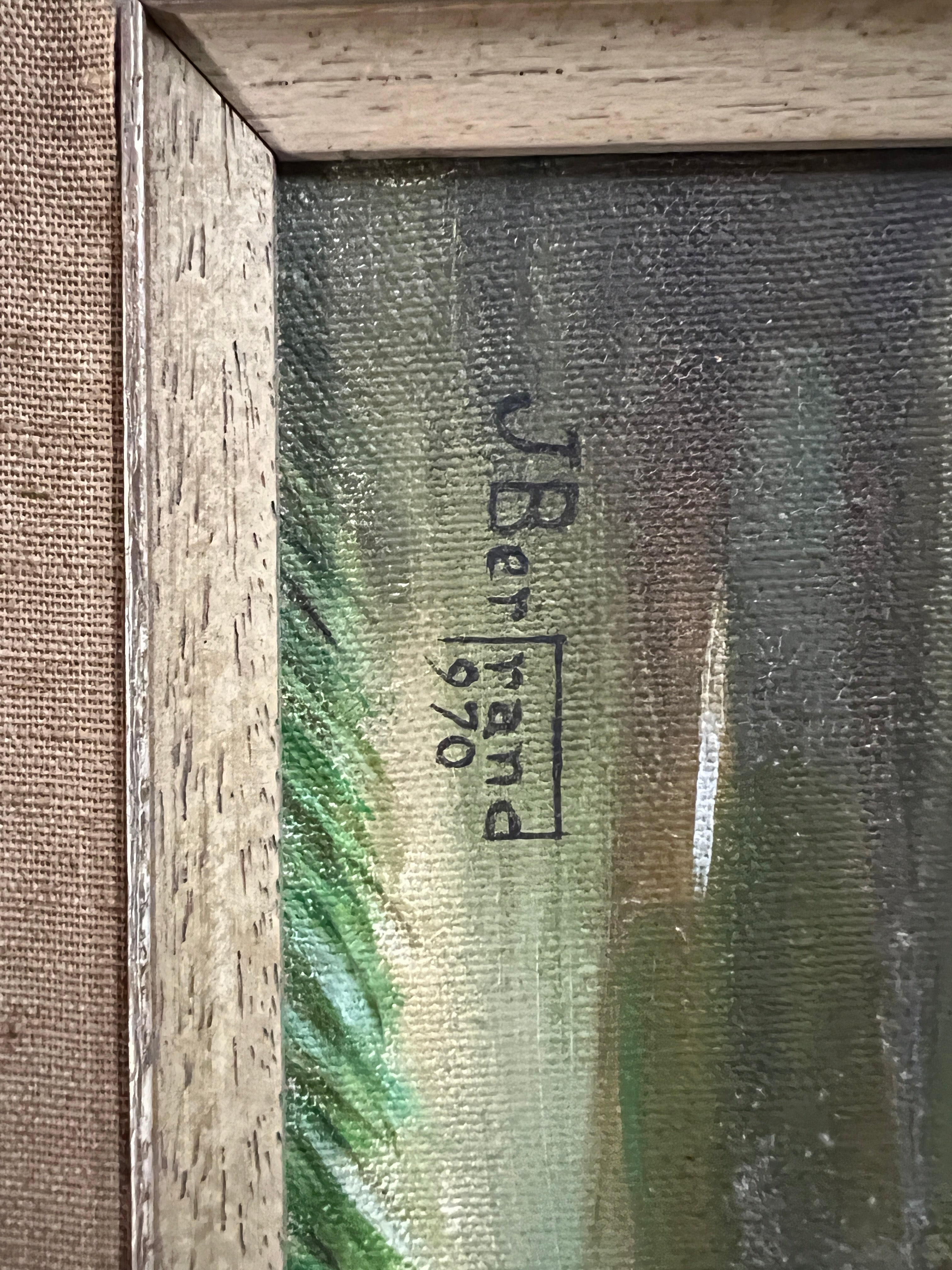 Varadero Beach Original Art by J. Bertrand, 1970