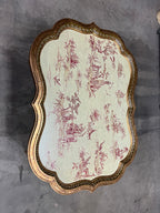 Vintage Hand Painted Chinoiserie Coffee/Tray Table by Sarreid, Ltd.