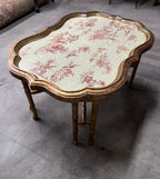 Vintage Hand Painted Chinoiserie Coffee/Tray Table by Sarreid, Ltd.