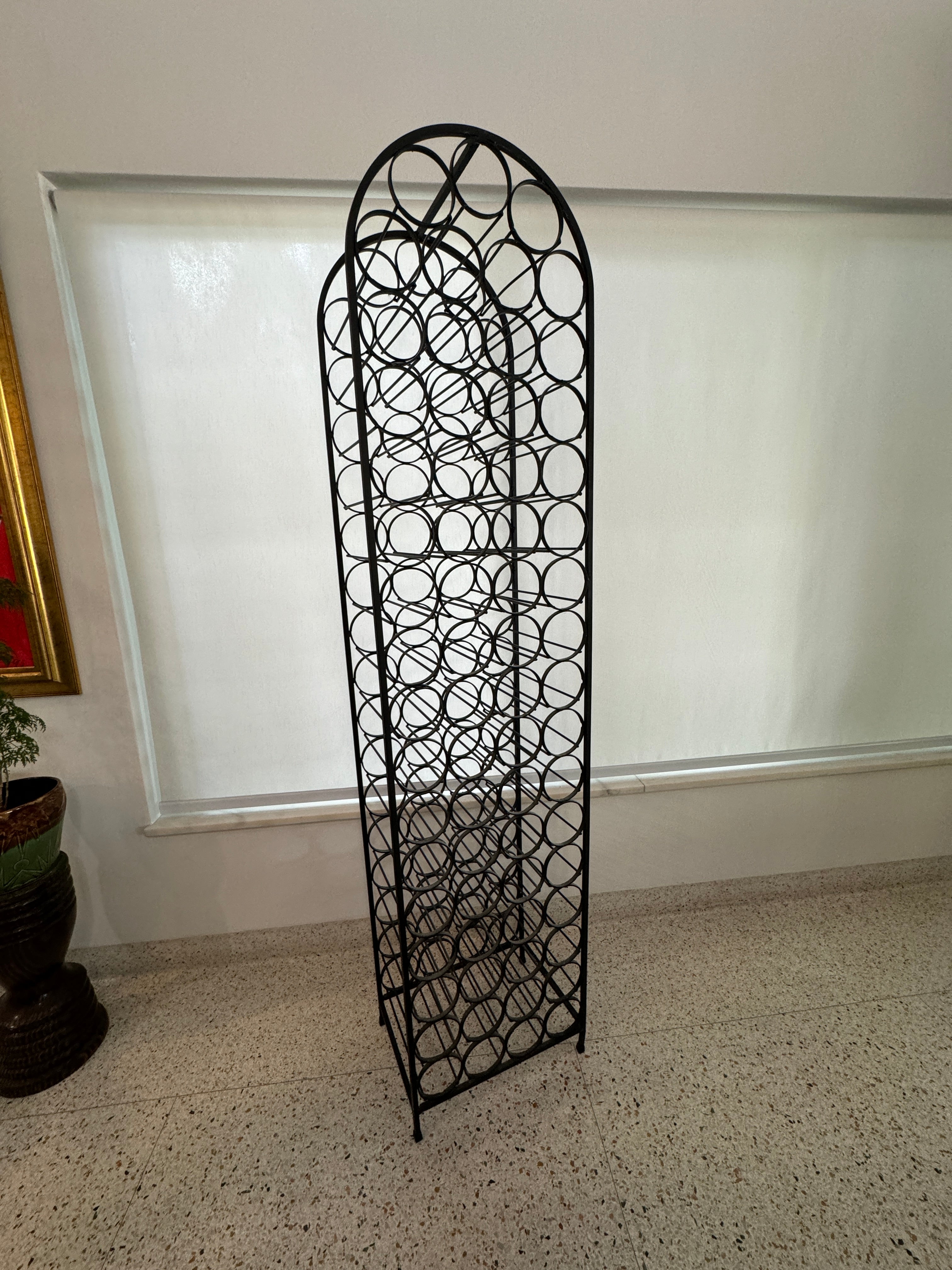 1970 Arthur Umanoff Wine Rack Retro Mid-Century - 67 Bottles